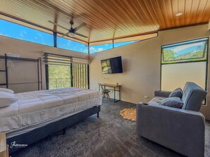 1 dormitori, planxa i posts de planxar, wifi i roba de llit 