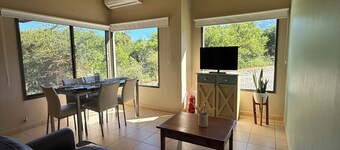 HOUSE IN LAS SIERRAS 2 bedrooms, parking, barbecue, swimming pool, park, games, pets allowed.