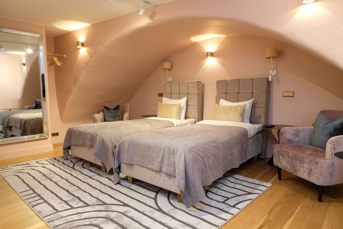 Twin Room, Garden Area | Premium bedding, in-room safe, individually decorated