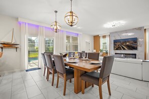 Dining - Modern Luxury at Disney’s Doorstep: Stunning 6BR/6BA Villa at Champions Gate! (Four Corners)