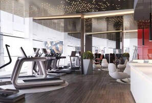 Fitness facility - Amazing 2 bedroom at The top (Dubai)