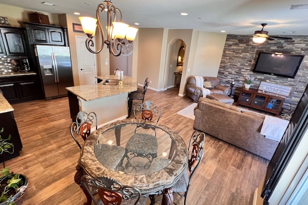 TV connectée, cheminée