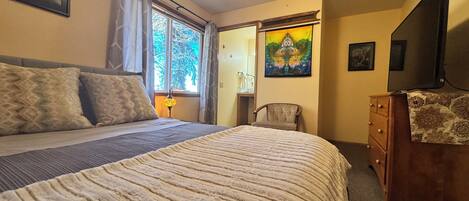 1 chambre, fer et planche à repasser, Wi-Fi, draps fournis