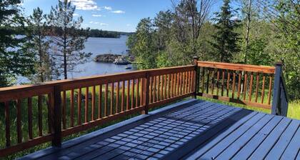 Charming 2-bedroom 2-bath cabin on beautiful Bear Island lake in Babbitt, MN.