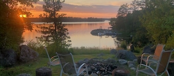 Charming 2-bedroom 2-bath cabin on beautiful Bear Island lake in Babbitt, MN.