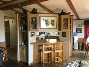 Interior - Charming 2-bedroom 2-bath cabin on beautiful Bear Island lake in Babbitt, MN. (Babbitt)