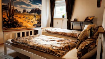 2 Schlafzimmer, Reisekinderbett, WLAN, Bettwäsche