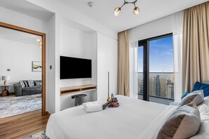 2 Schlafzimmer, Zimmersafe, Bügeleisen/Bügelbrett, kostenloses WLAN