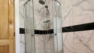 Towels, soap, toilet paper