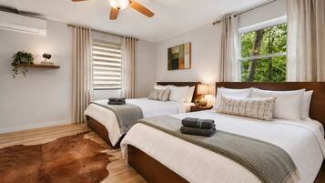 5 bedrooms, travel cot, free WiFi, bed sheets