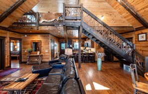 TV, fireplace, DVD player, books