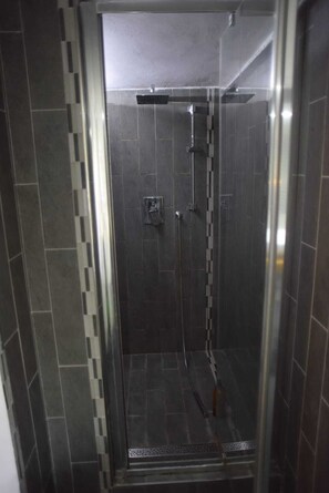 Ducha, secador de pelo, bidé y toallas