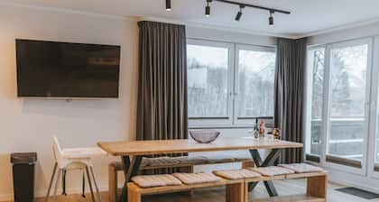 Vacation apartment Schneeglück for 10 people with large terrace