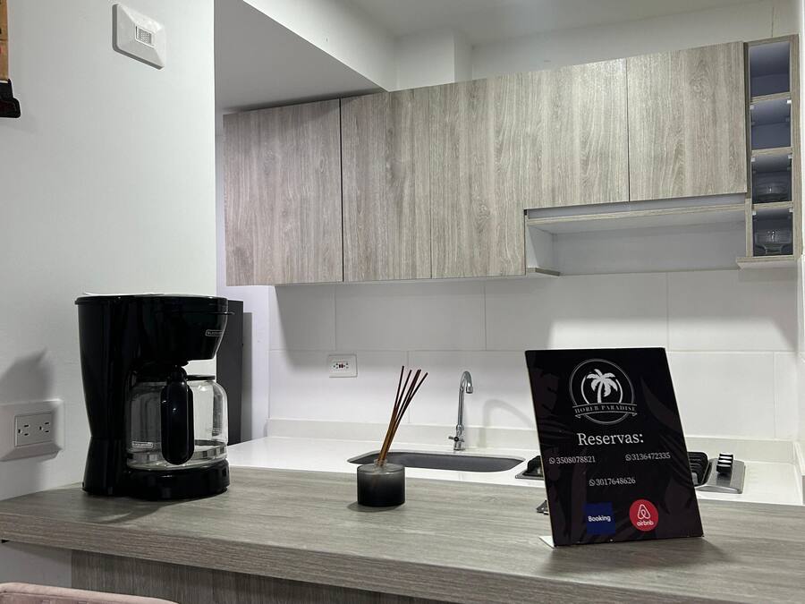 Basic Apartment, Balcony | Private kitchen | Coffee/tea maker, blender, griddle, cleaning supplies