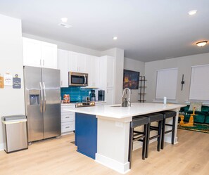 Resortwoning, 3 slaapkamers | Privékeuken | Een koelkast met diepvriezer, een koffiezetapparaat/waterkoker