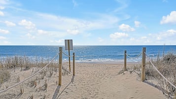 Beach nearby, sun-loungers
