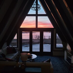 Smart TV, chimenea