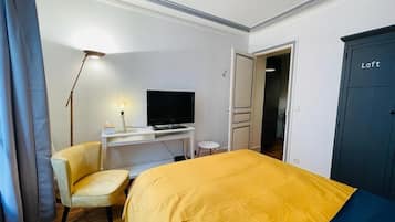 1 chambre, fer et planche Ă  repasser, Wi-Fi, draps fournis