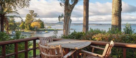 Chalet, 2 chambres, cuisine, vue lac | Terrasse/Patio