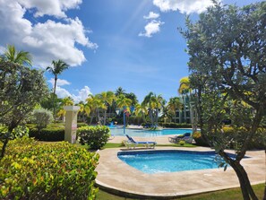 Outdoor pool, a heated pool - Aquatika Beach Apartment/20 mins to El Yunque / 30 mins airport (Loiza)