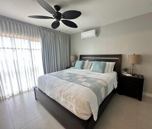 2 bedrooms, desk, iron/ironing board, travel cot