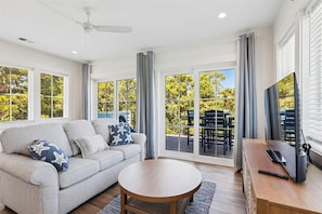 Smart TV, foosball, table tennis