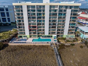 Exterior - Oceanfront Pool-3BD Family Friendly Condo-Cherry Grove (North Myrtle Beach)