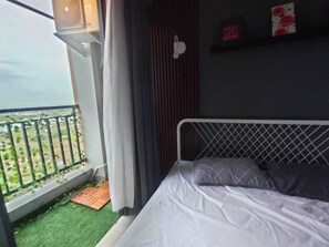 Comfort appartement, balkon, uitzicht op tuin | Terras
