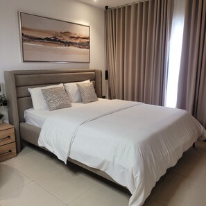 Deluxe-Studio, Balkon, Gartenblick