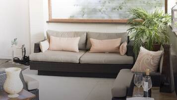 Smart TV, books, stereo