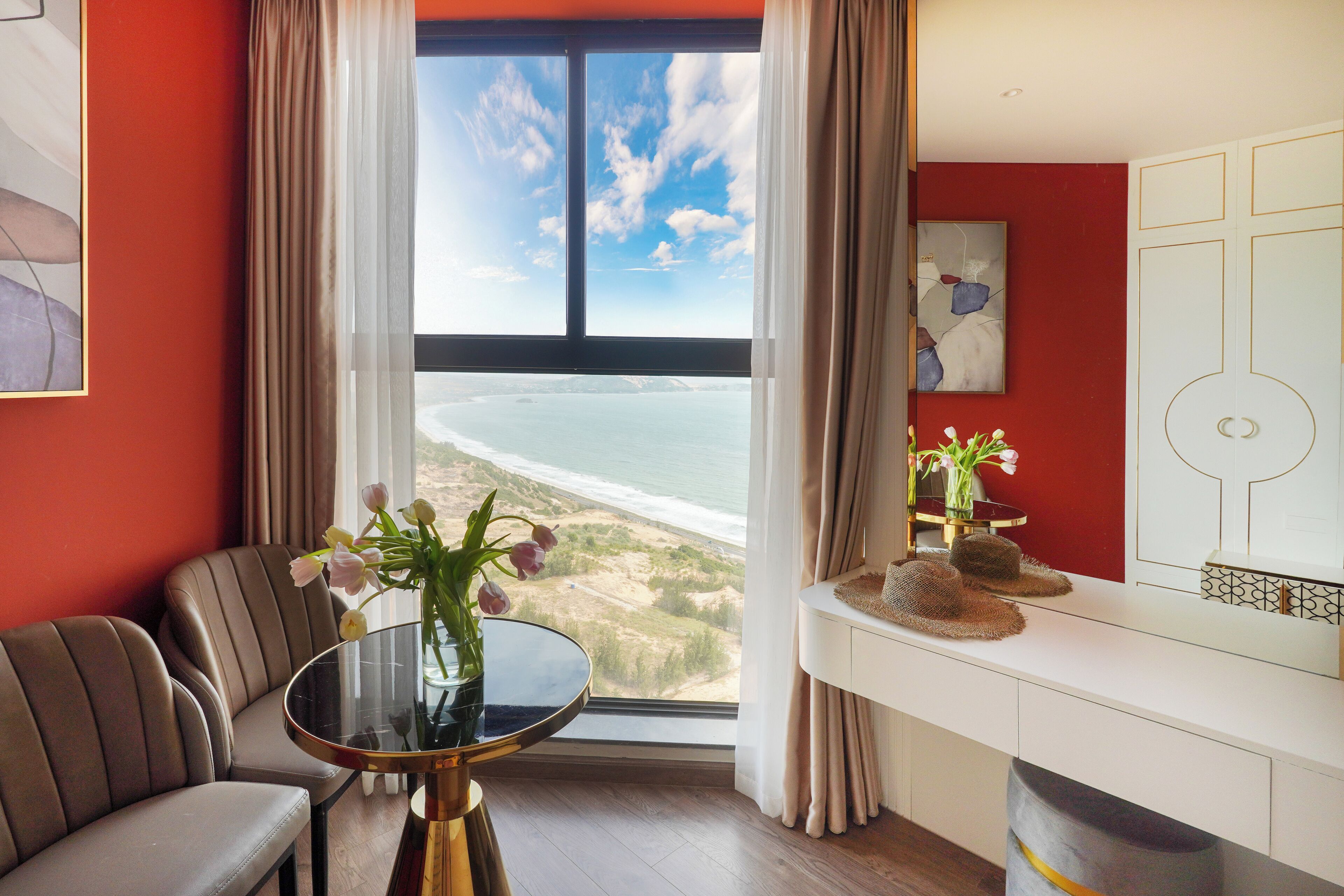 Habitación doble Deluxe, vista a la playa | Vista a la playa o el mar