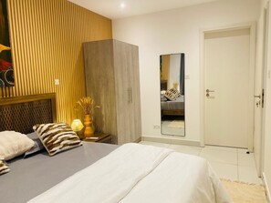 1 Schlafzimmer, Bügeleisen/Bügelbrett, kostenloses WLAN, Bettwäsche