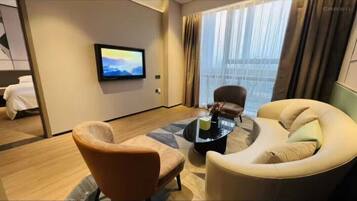 Desk, laptop workspace, free WiFi