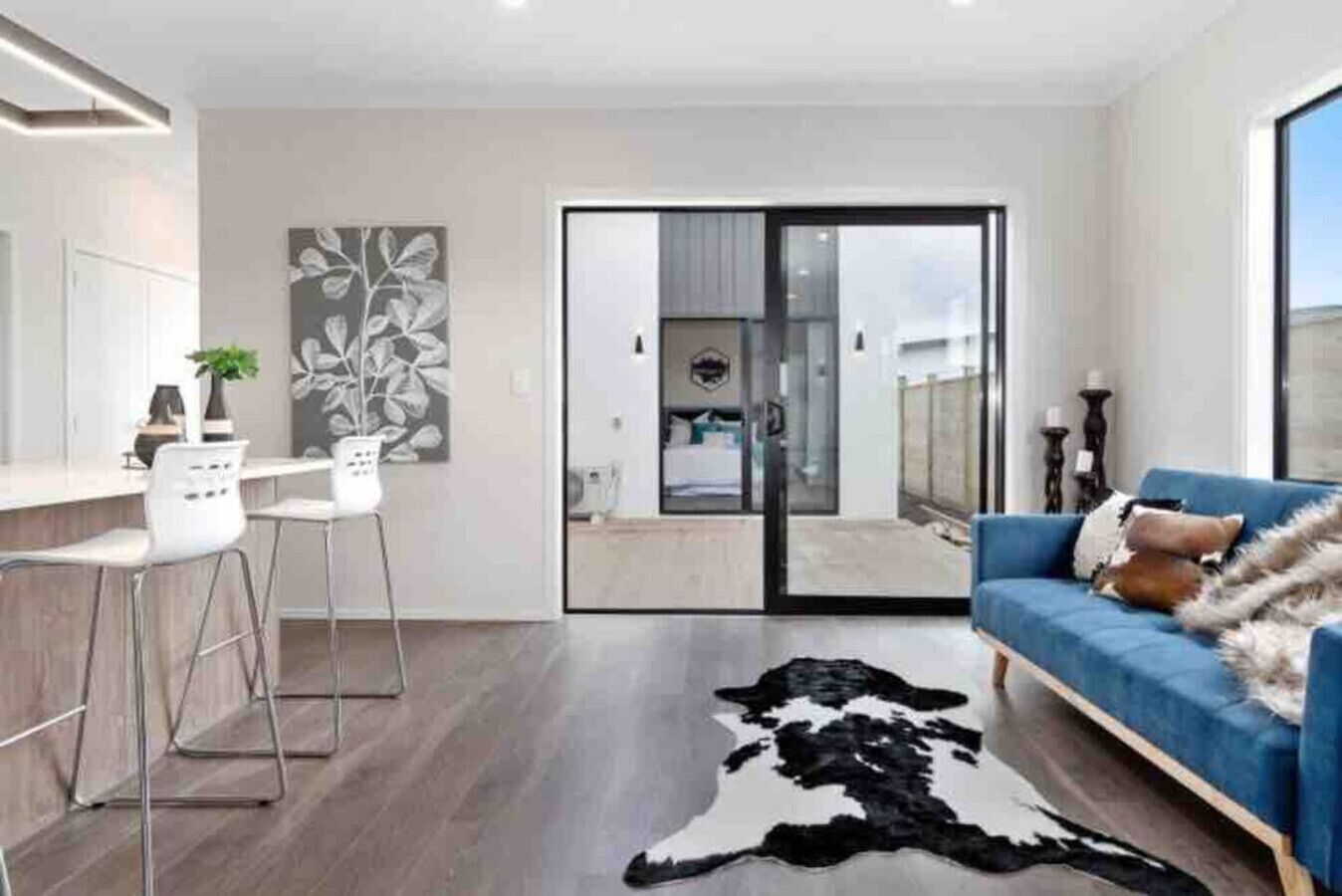 4 bedrooms, iron/ironing board, travel cot, WiFi