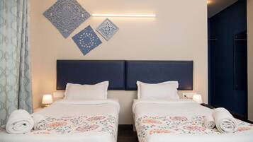 Premier Double or Twin Room, Balcony | Premium bedding, in-room safe, individually decorated