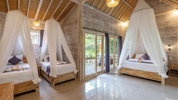 Family Triple Room, Garden View | Free WiFi