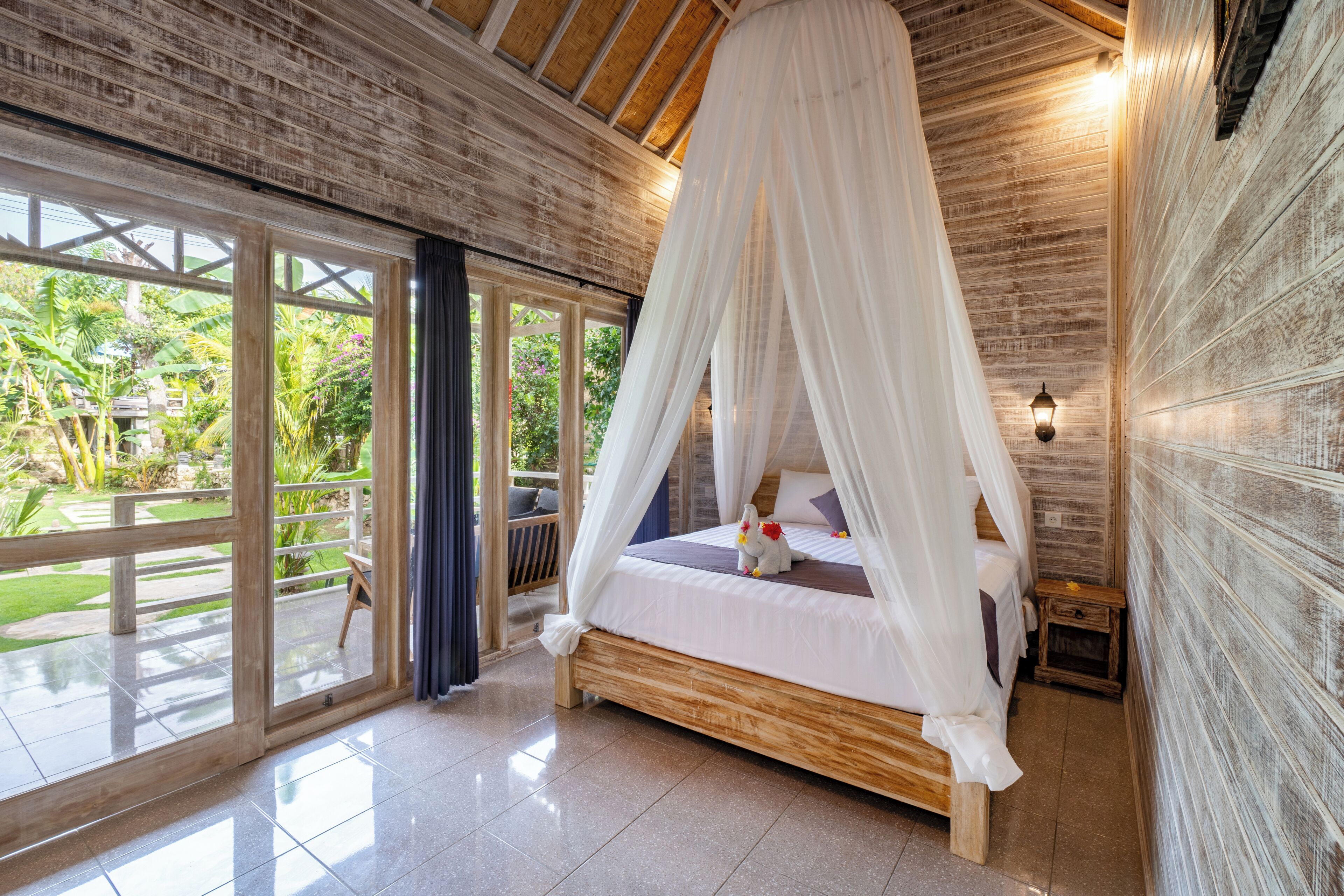 Kamar Triple Keluarga, pemandangan kebun | Wi-Fi gratis