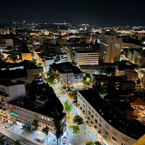 Dobbeltrom – panorama, byutsikt, tårn | Utsikt fra rommet