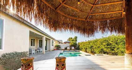 Luxe Indio Stay w/ Pool, Tiki Bar & Fire Pit Near Coachella | Longfellow