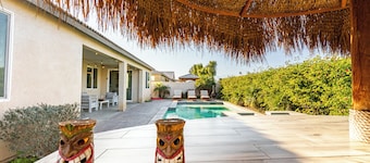 Luxe Indio Stay w/ Pool, Tiki Bar & Fire Pit Near Coachella | Longfellow