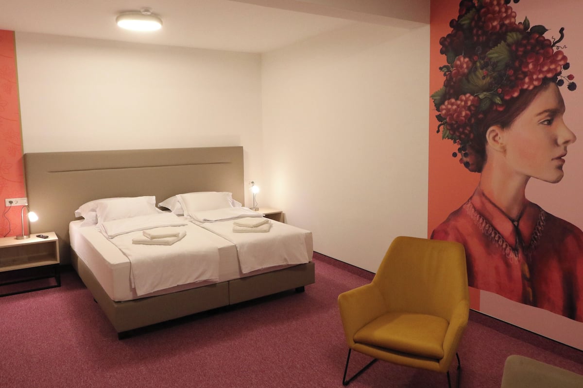 Deluxe Double or Twin Room, 1 Bedroom, Non Smoking, City View | Desk, laptop workspace, free WiFi