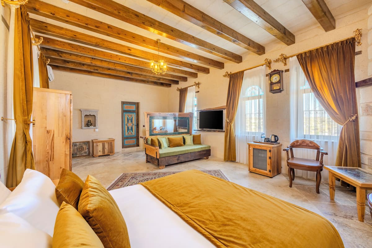 Ropa de cama de alta calidad y minibar