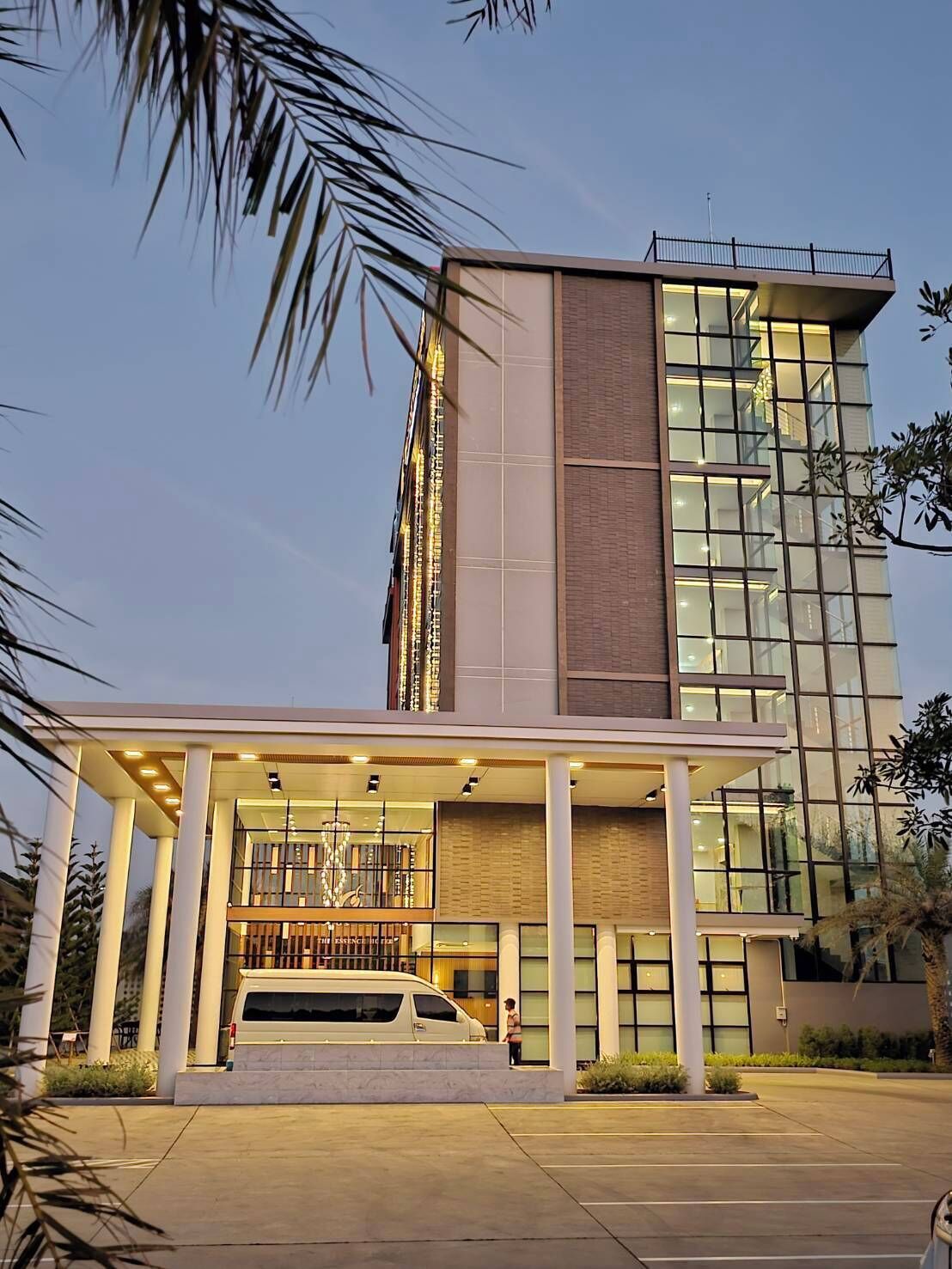 Fassade der Unterkunft