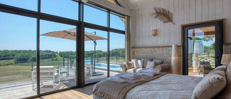 Deluxe Cottage, Private Pool, Valley View | 1 bedroom, Frette Italian sheets, premium bedding, pillowtop beds