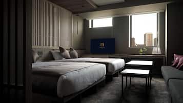 Rom (Grand Suite) | Safe på rommet, strykejern/-brett, wi-fi (inkludert) og sengetøy