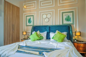 Apartment, 2 Bedrooms, Balcony, Pool View | 2 bedrooms, iron/ironing board, free WiFi - Alaya Stays Veera Marina 2BHK (Candolim)