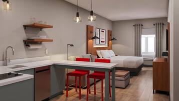 Suite Studio, 1 trÚs grand lit et 1 canapé-lit, non-fumeur, cuisine