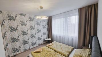 1 soveværelse, strygejern/strygebræt, gratis Wi-Fi, sengetøj