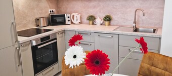 Charming 1-bedroom apartment with underground parking, WiFi, in lovely Ružinov