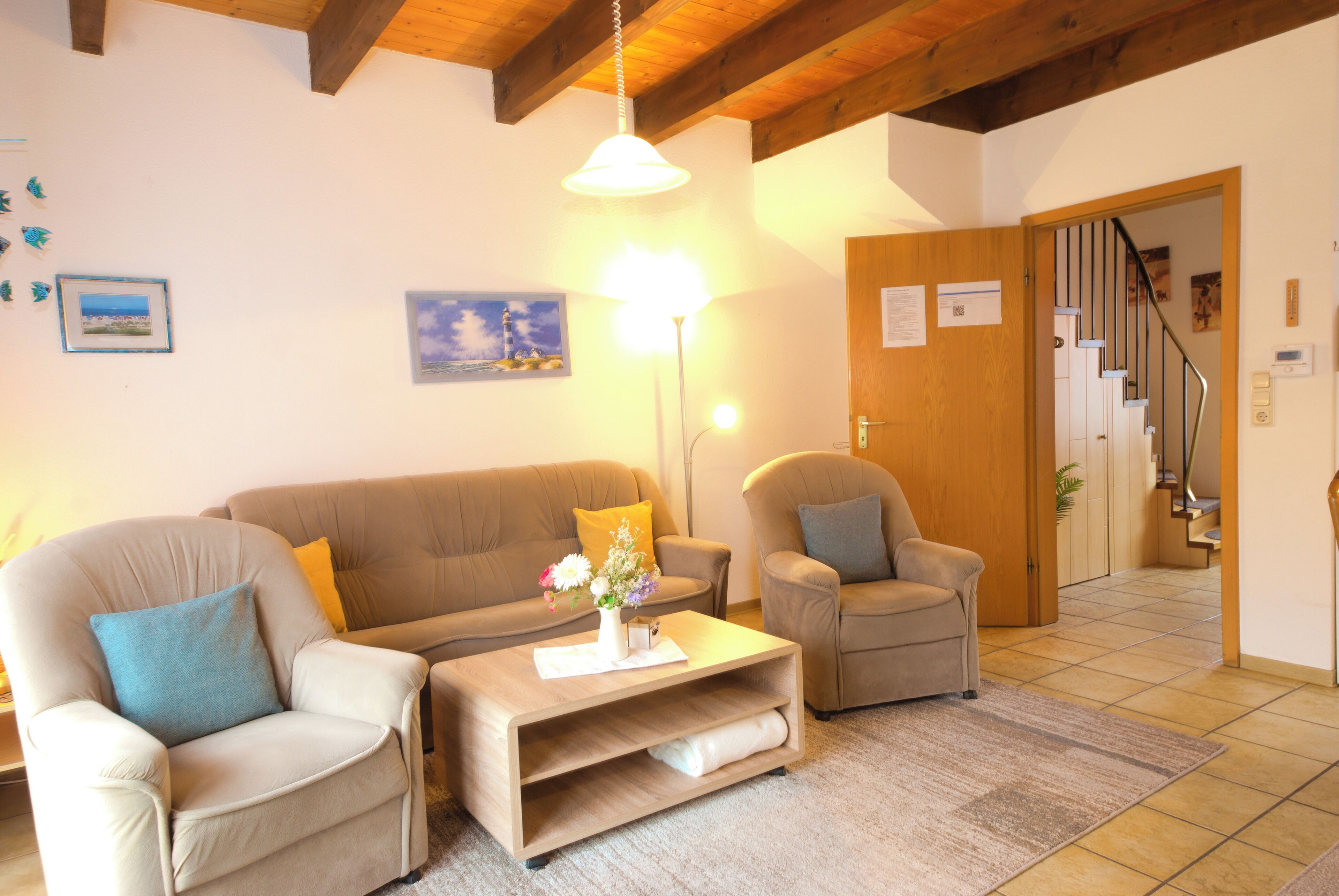 Gemütliche Dhh Gruber In Norddeich  3 Schlafzimmer, Ideal Für Familien - Norddeich